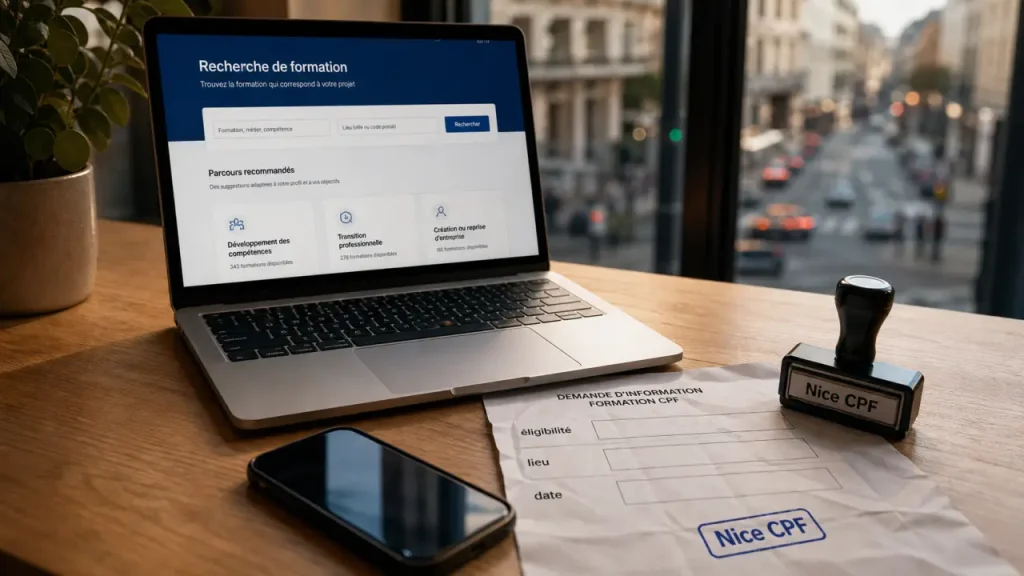 Formation (cpf nice) : vérifier l’éligibilité CPF à Nice sur ordinateur