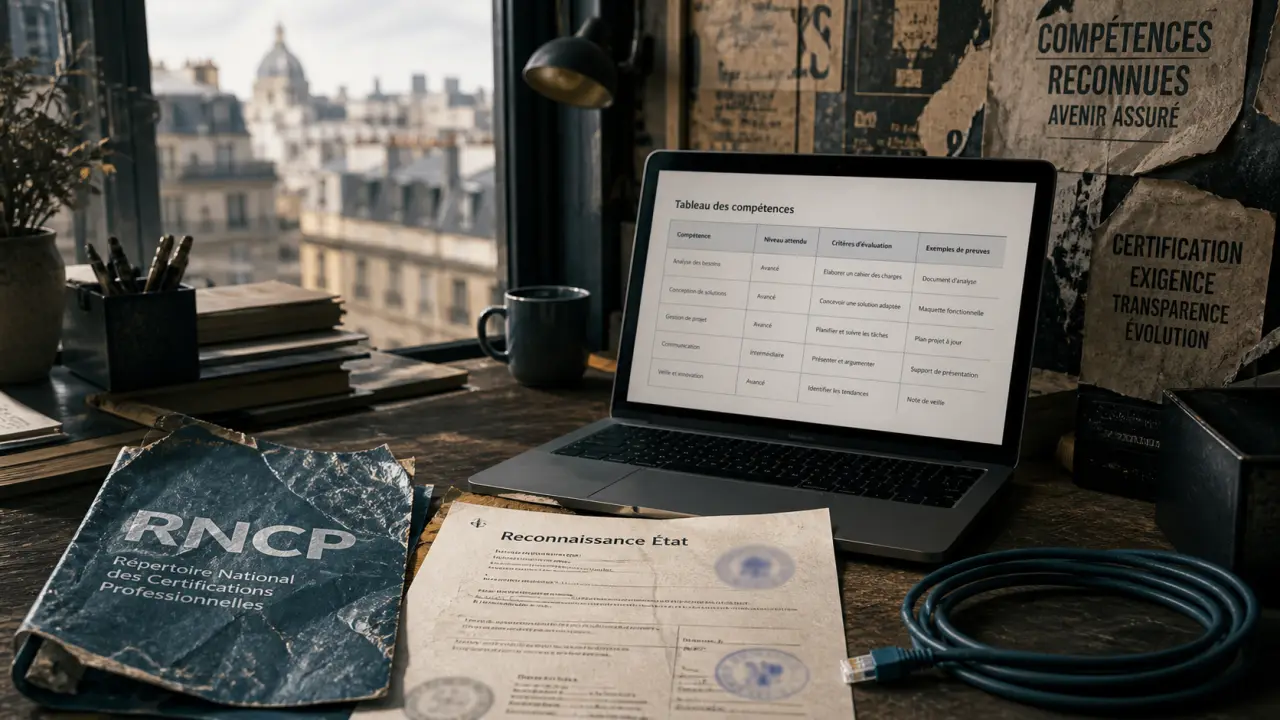 Formation informatique reconnue par l’état région parisienne : RNCP alternance
