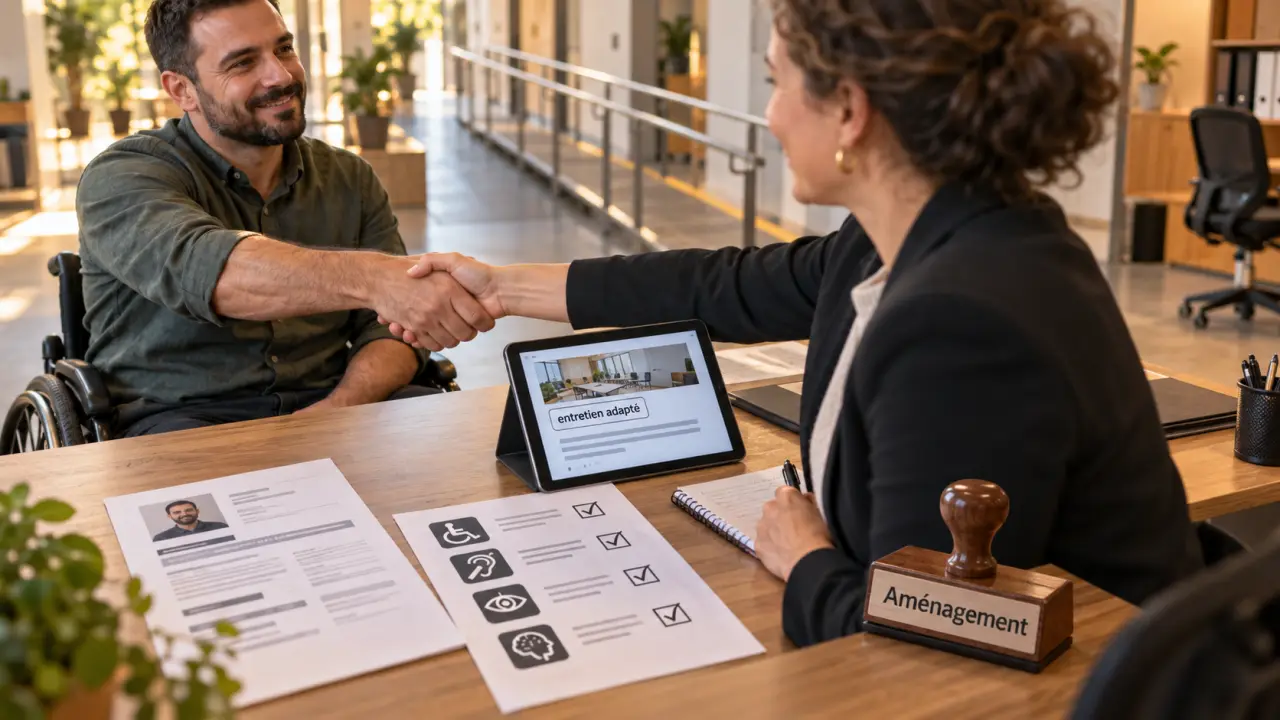 Handicap recrutement : aménagements pour entretien adapté et recrutement