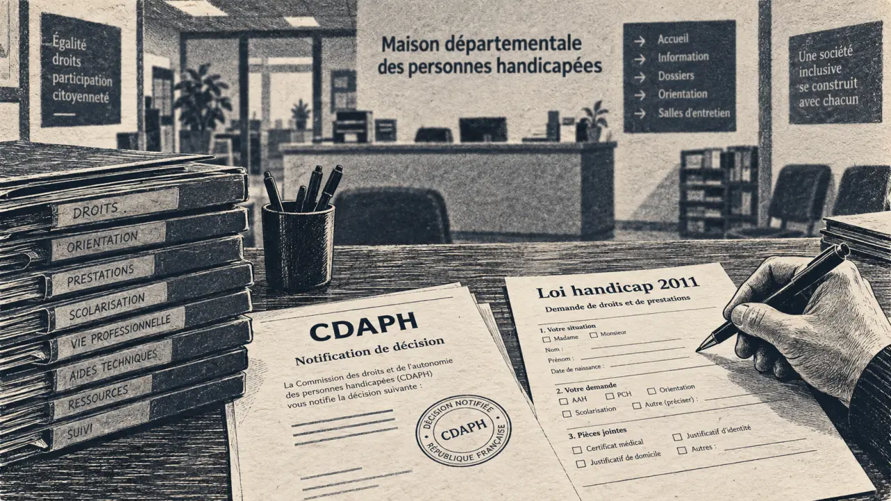 Loi sur le handicap 2011 : accueil MDPH et dossiers CDAPH