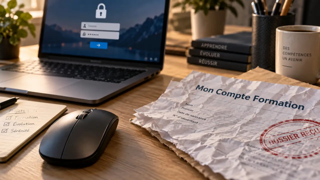 of mon compte formation : accès espace privé EDOF et droits CPF