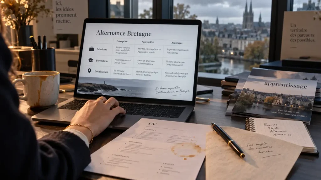 Bretagne Alternance : trouvez une offre adaptée à votre métier, votre ville et votre formation