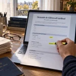 Demande télétravail pour raison médicale : document confidentiel au bureau