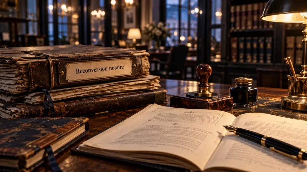 La reconversion vers le notariat est possible, mais le diplôme fixe le parcours