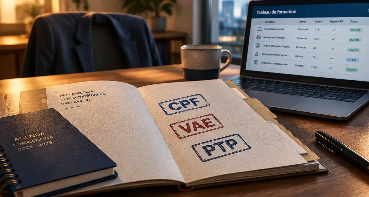 Reconversion professionnelle quand on est en cdi : dossier CPF VAE PTP